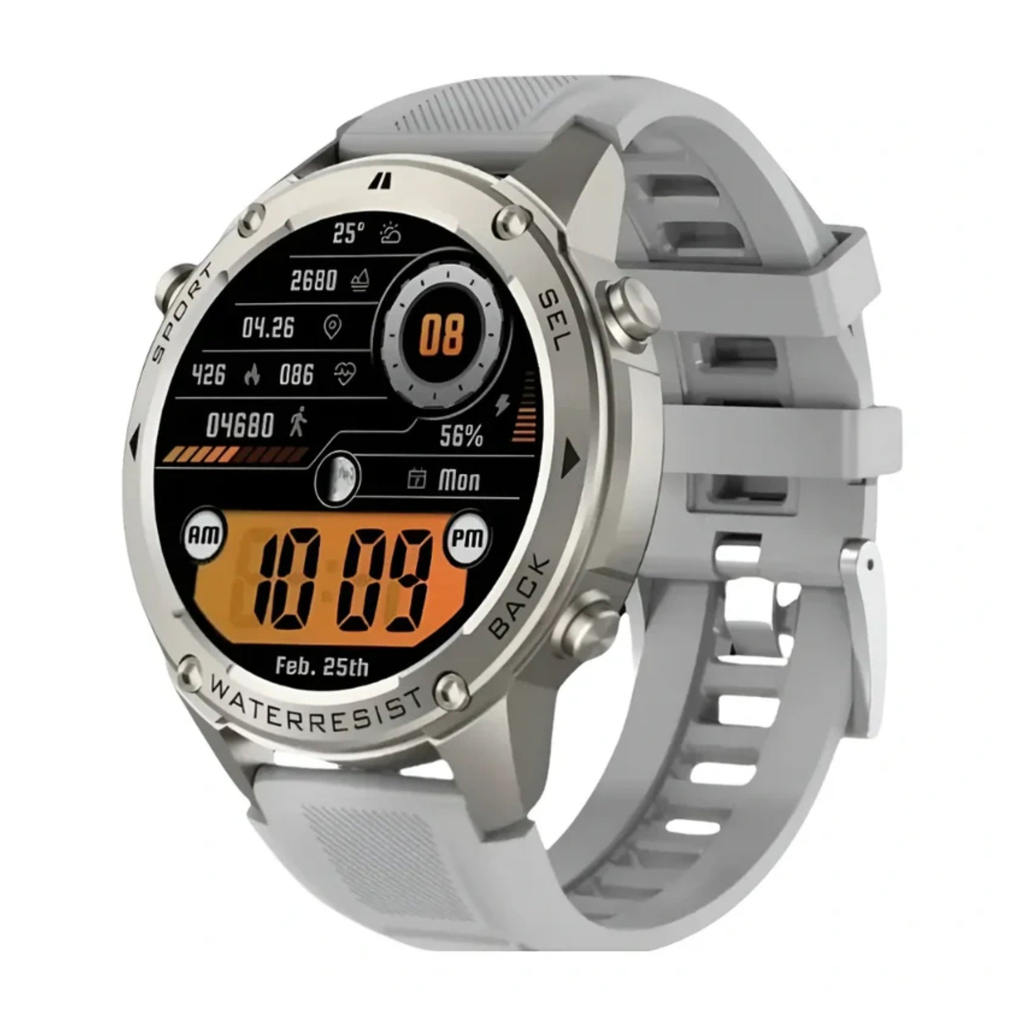 Smartwatch Brave Prata