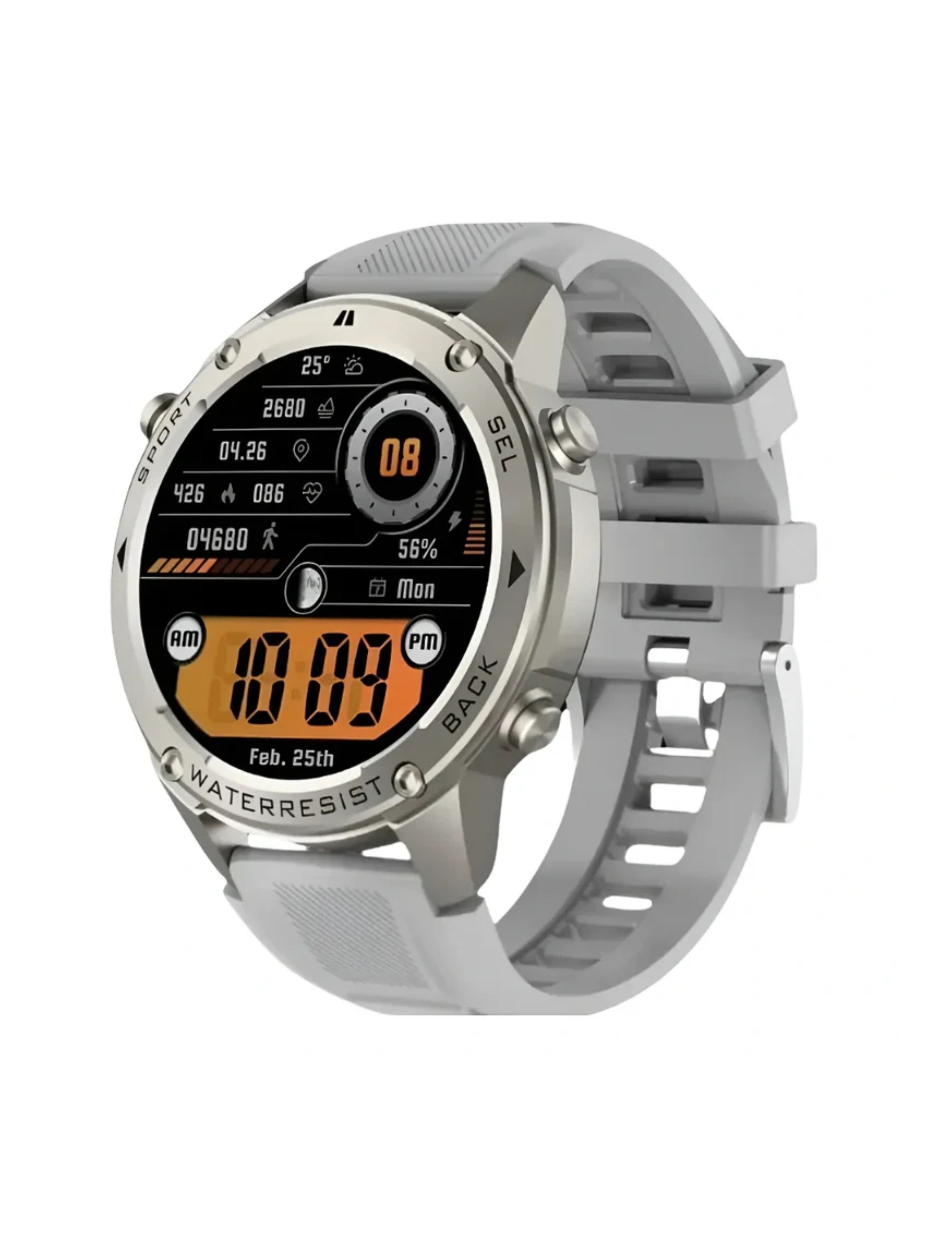 Smartwatch Brave Prata