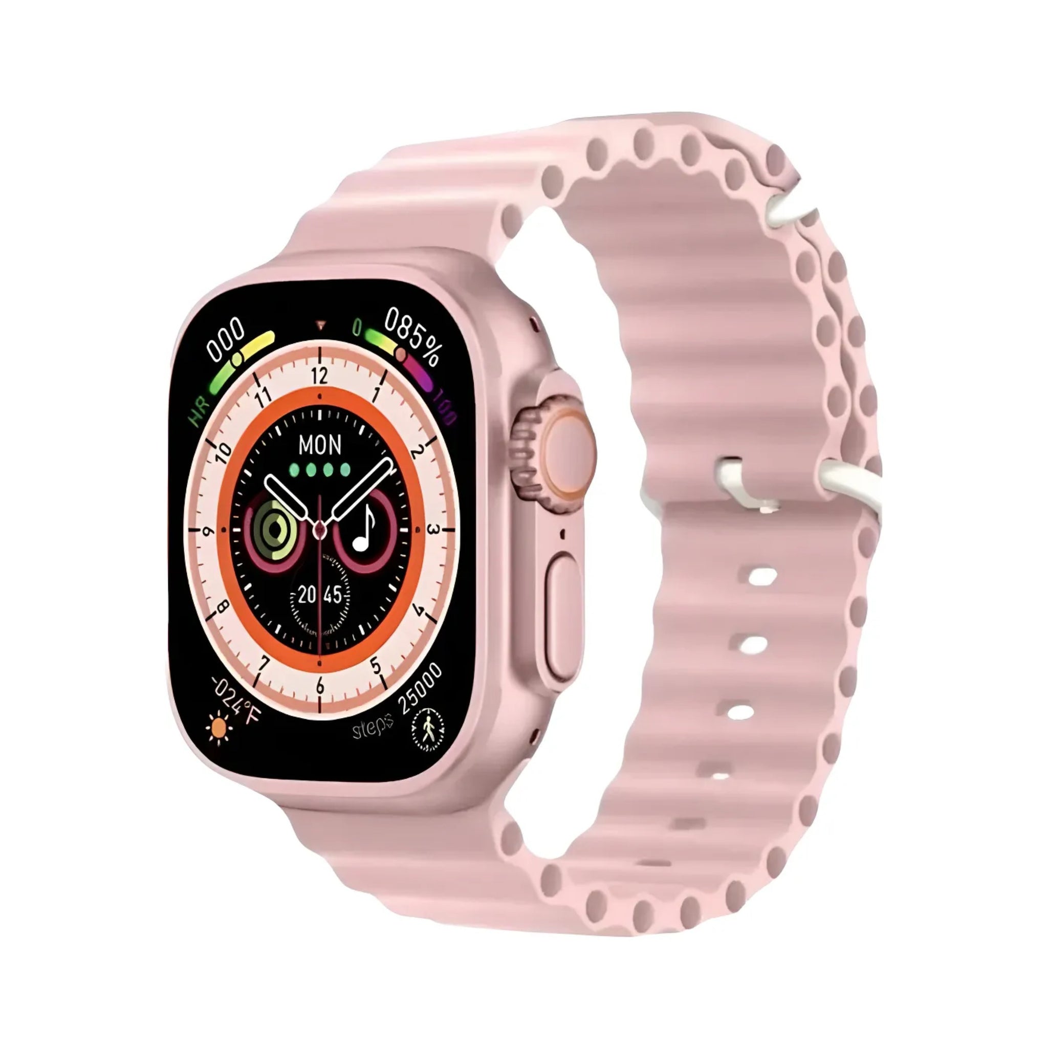Smart Watch S10 Ultra Mini Rosa+ Kit com Pulseiras