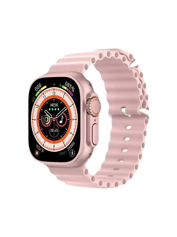 Smart Watch S10 Ultra Mini Rosa+ Kit com Pulseiras
