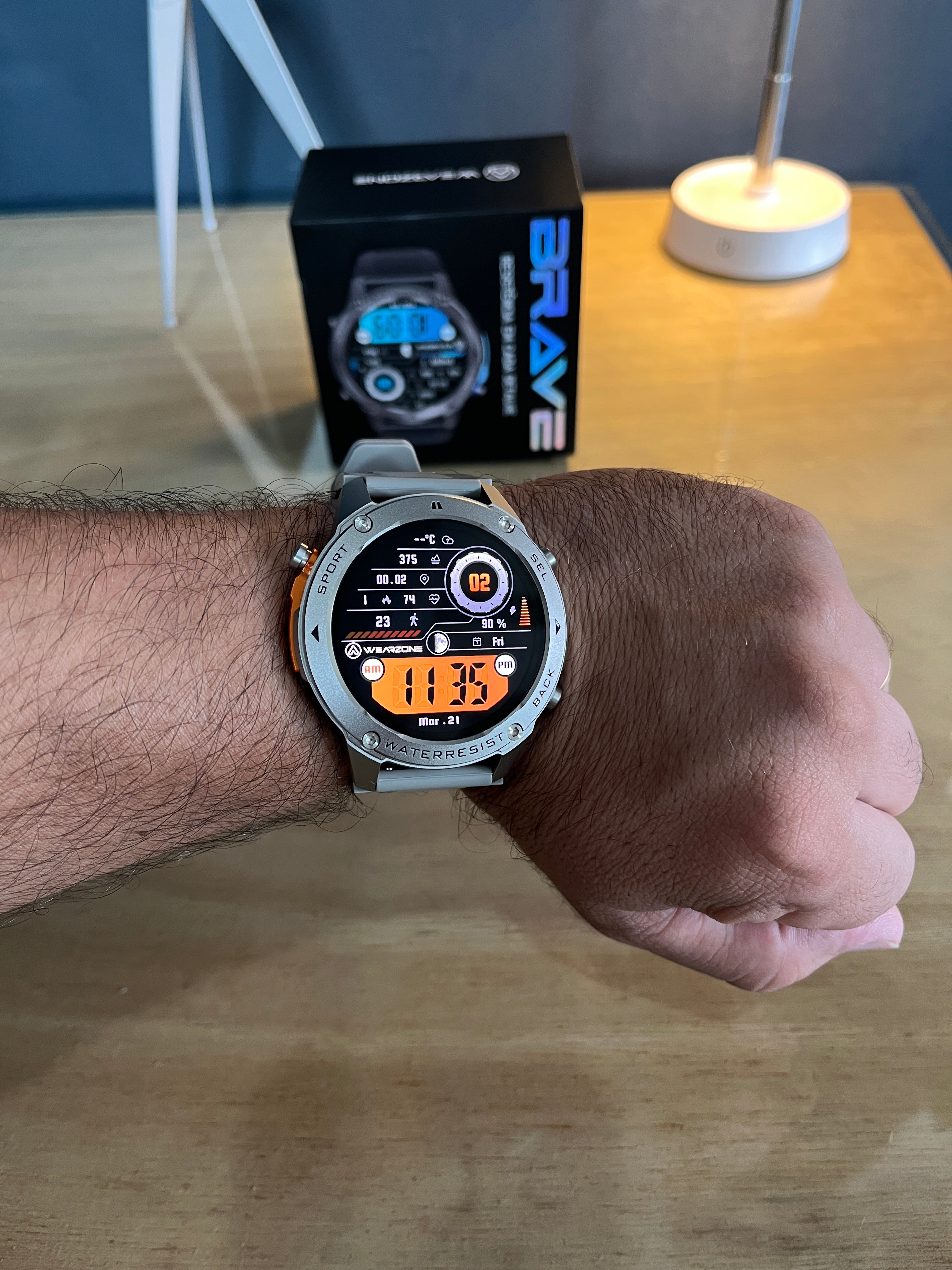 Smartwatch Brave Prata