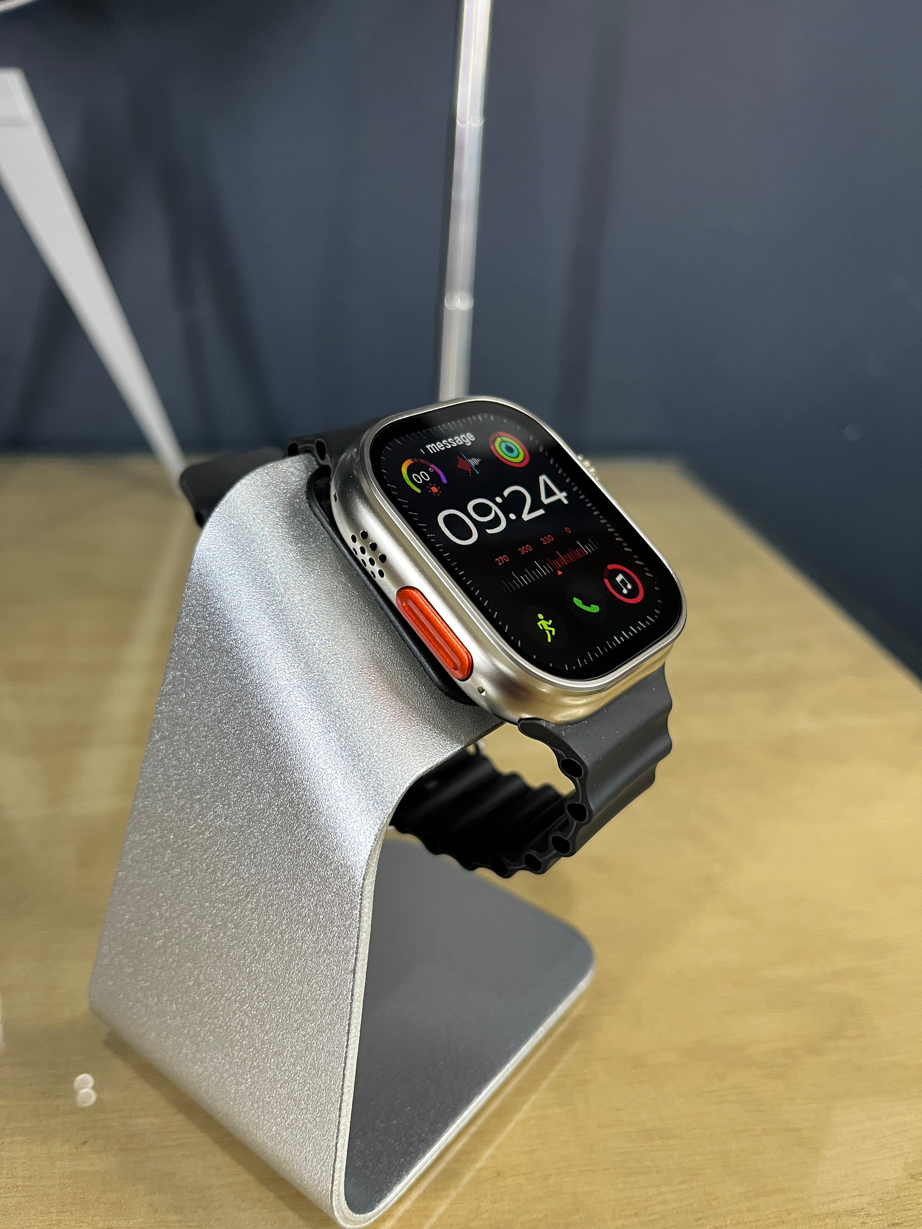 Smart Watch N10 Ultra Pro Prata+COMBO de Pulseiras