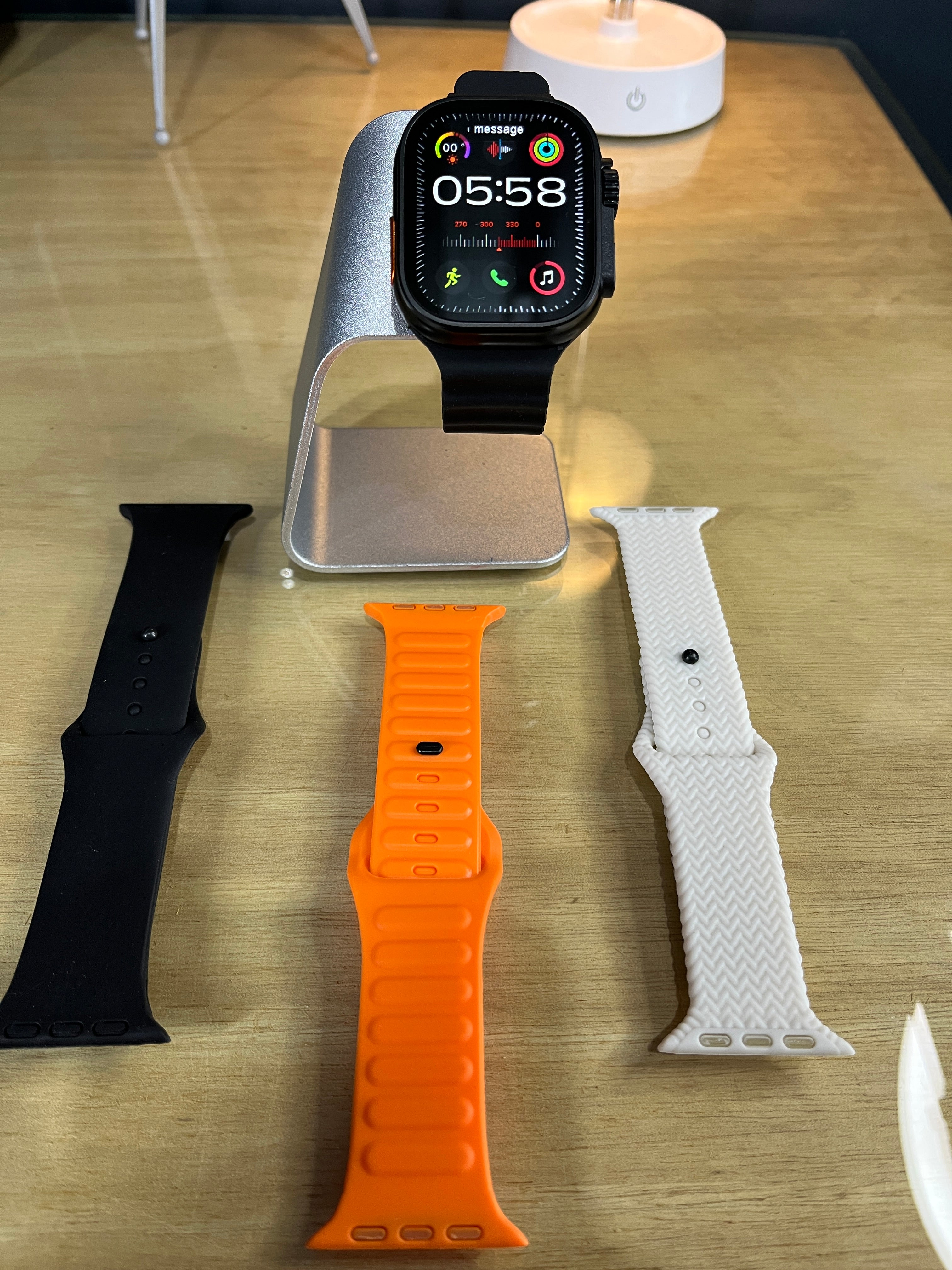 Smart Watch N10 Ultra Pro Preto+COMBO de Pulseiras