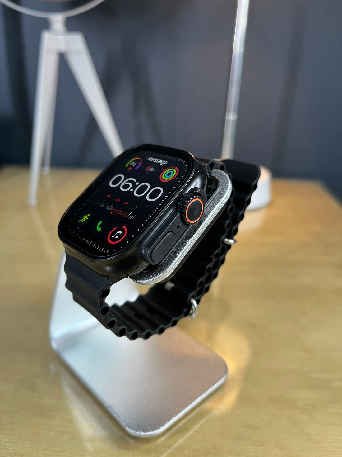 Smart Watch N10 Ultra Pro Preto+COMBO de Pulseiras