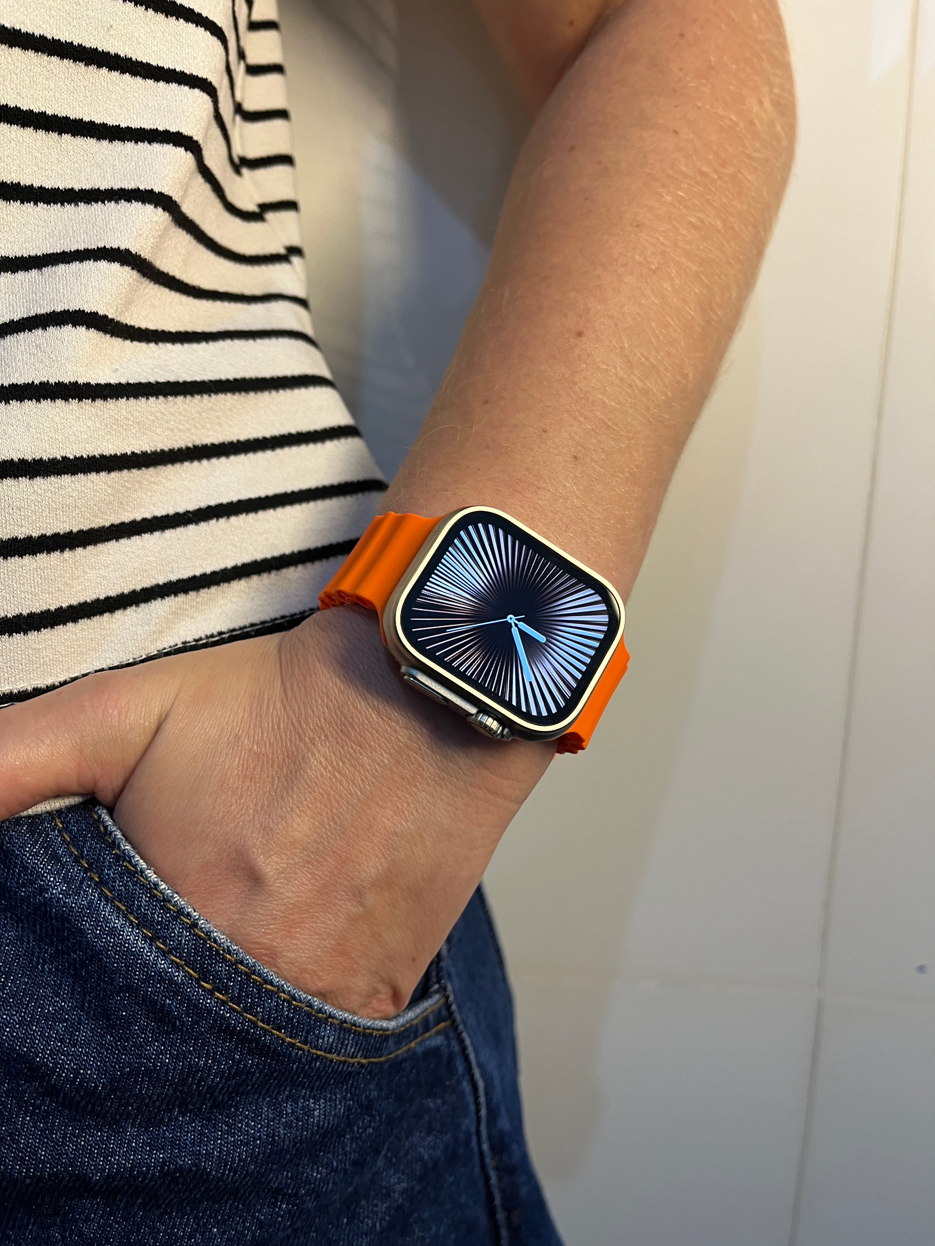 Smart Watch S10 Ultra Mini Prata+ Kit com Pulseiras