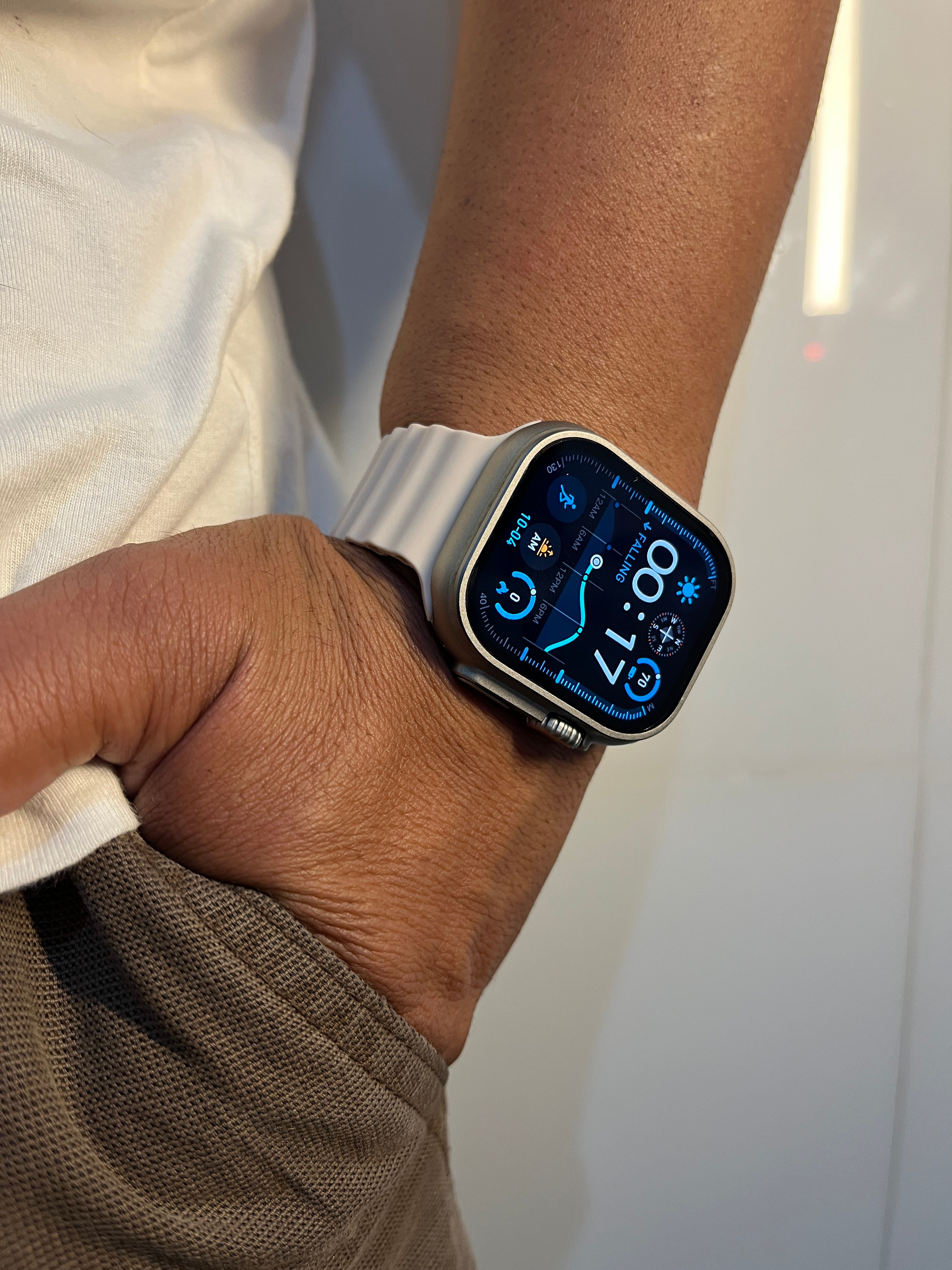 Smart Watch Ultra 3W Prata