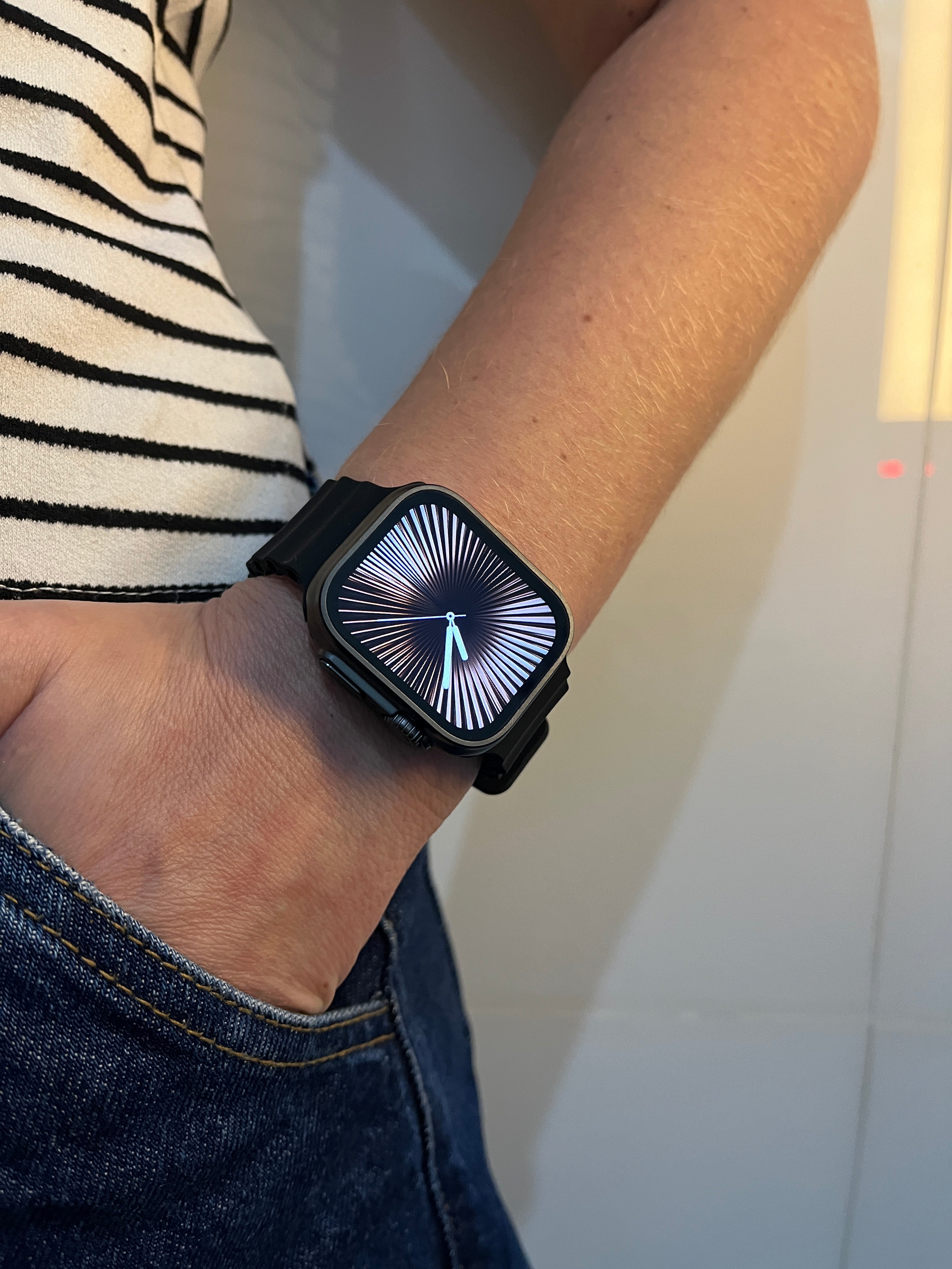 Smart Watch S10 Ultra Mini Preto+ Kit com Pulseiras