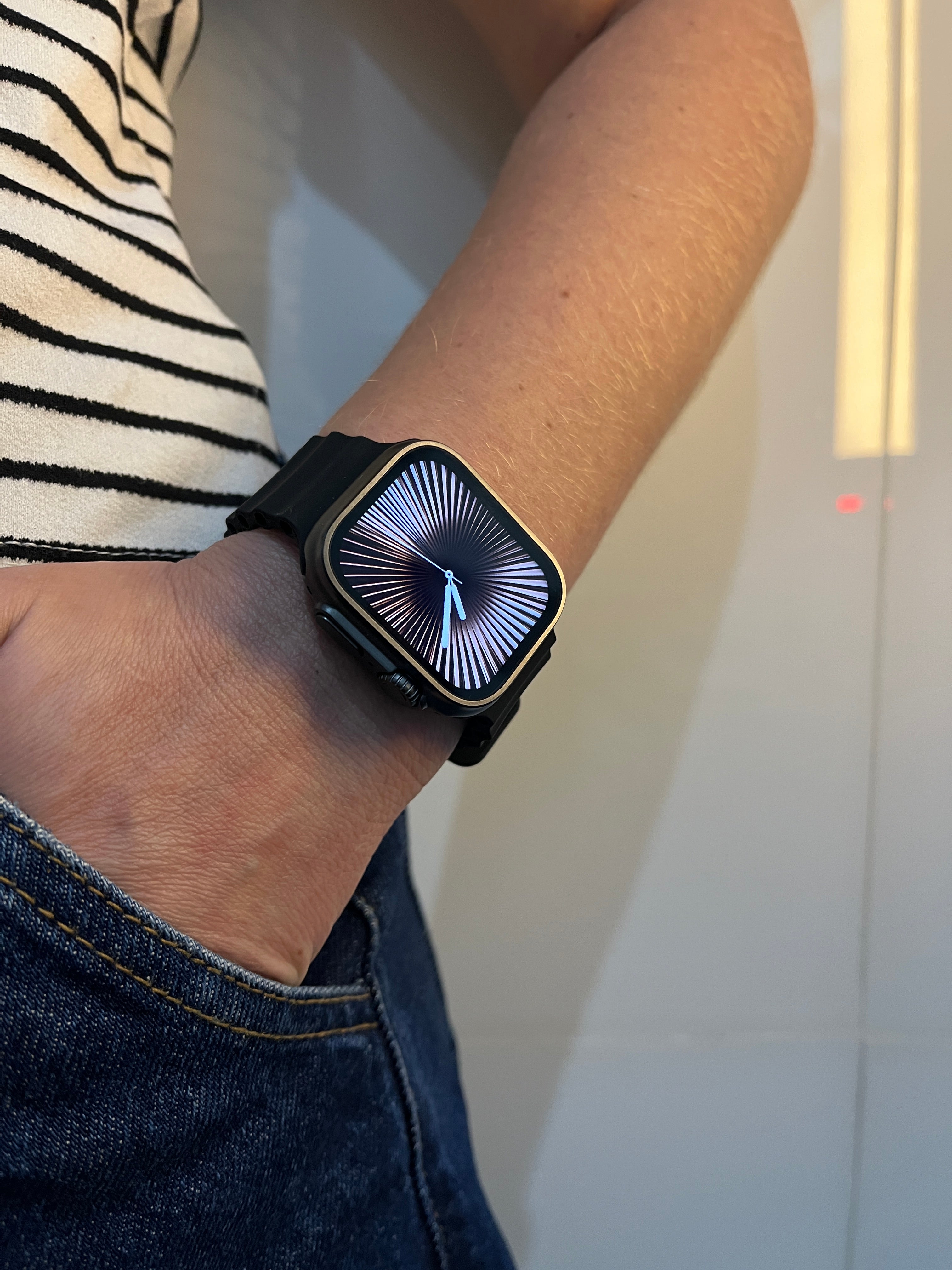 Smart Watch S10 Ultra Mini Preto+ Kit com Pulseiras