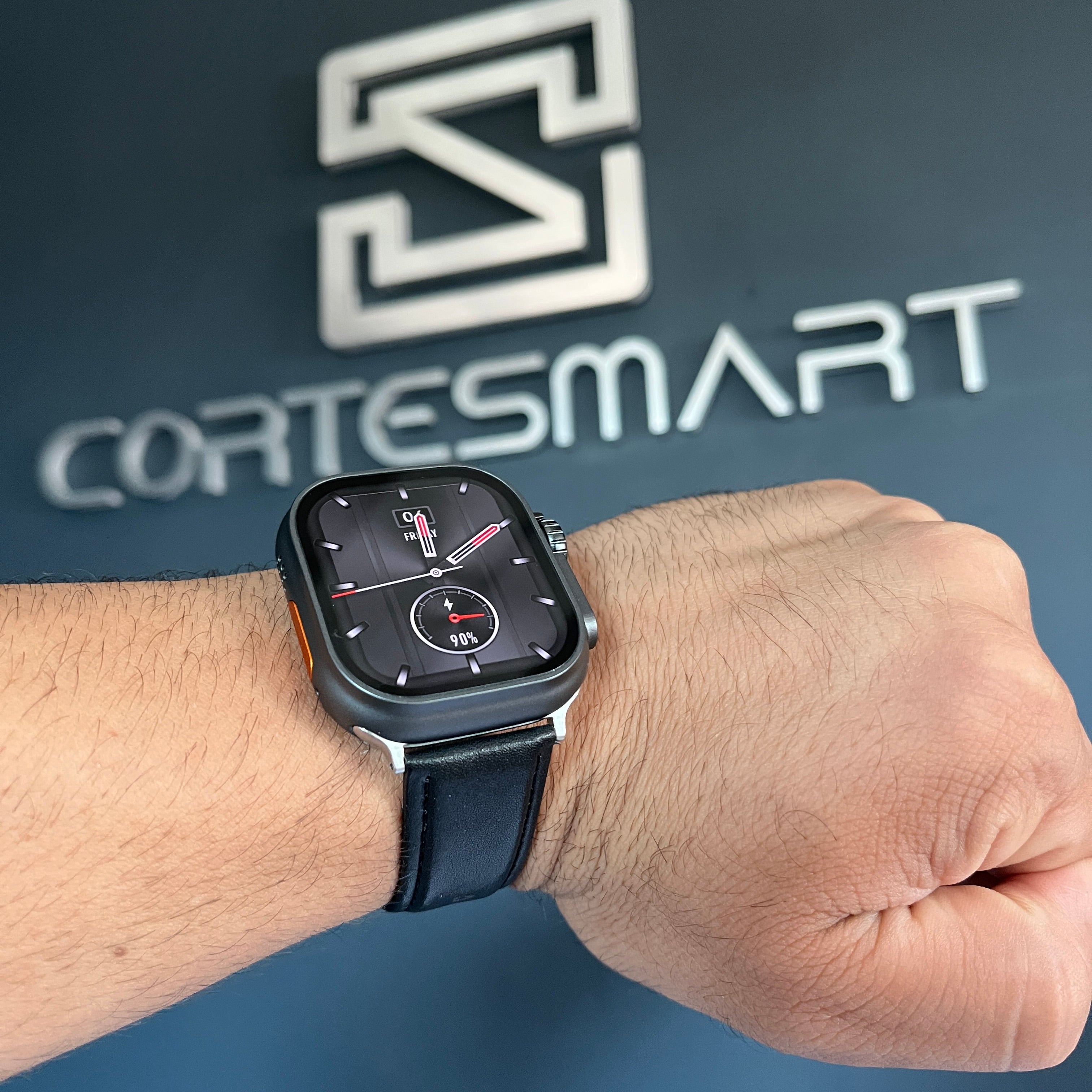 Smart Watch Ultra 5G IA Preto+COMBO de Pulseiras