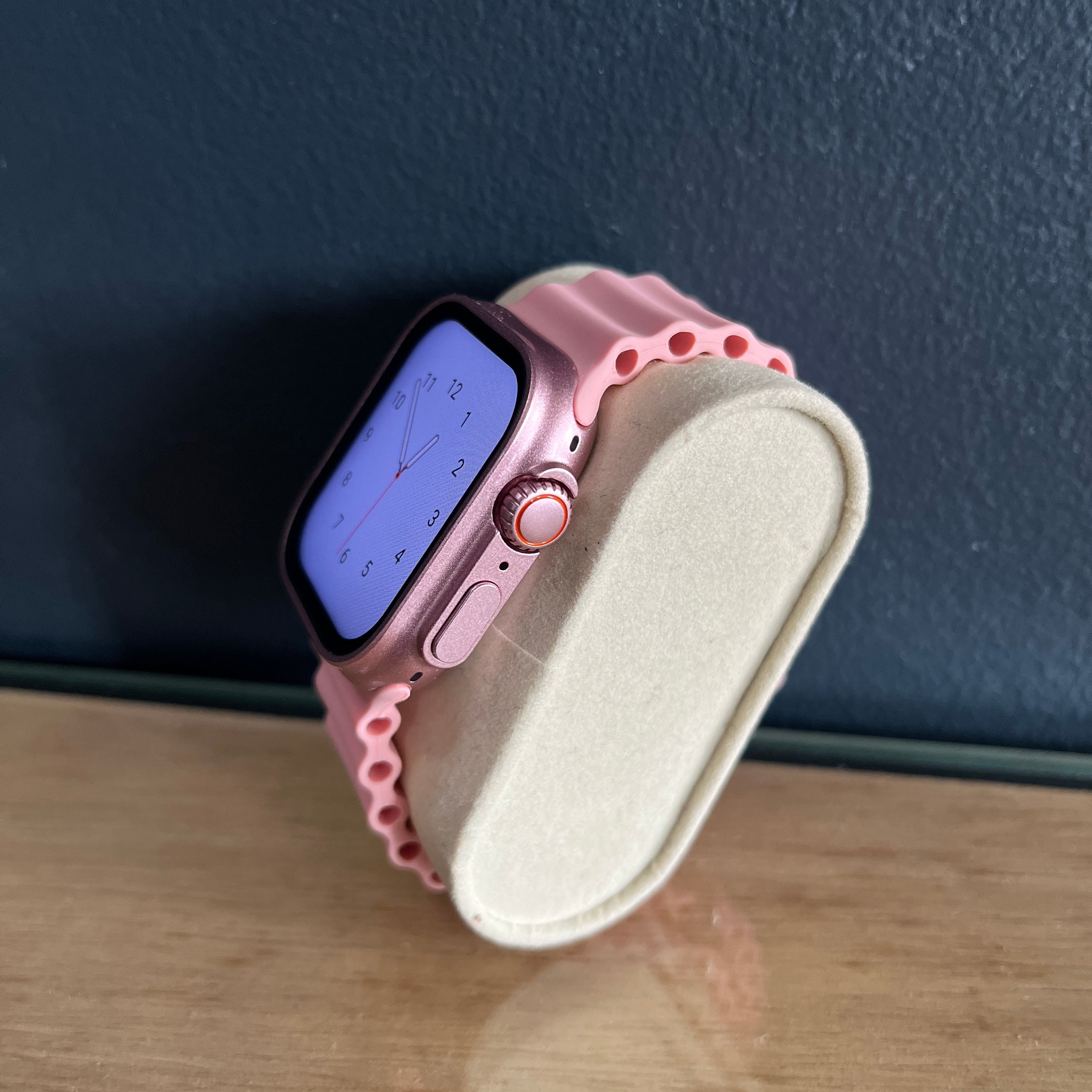 Smart Watch S10 Ultra Mini Rosa+ Kit com Pulseiras