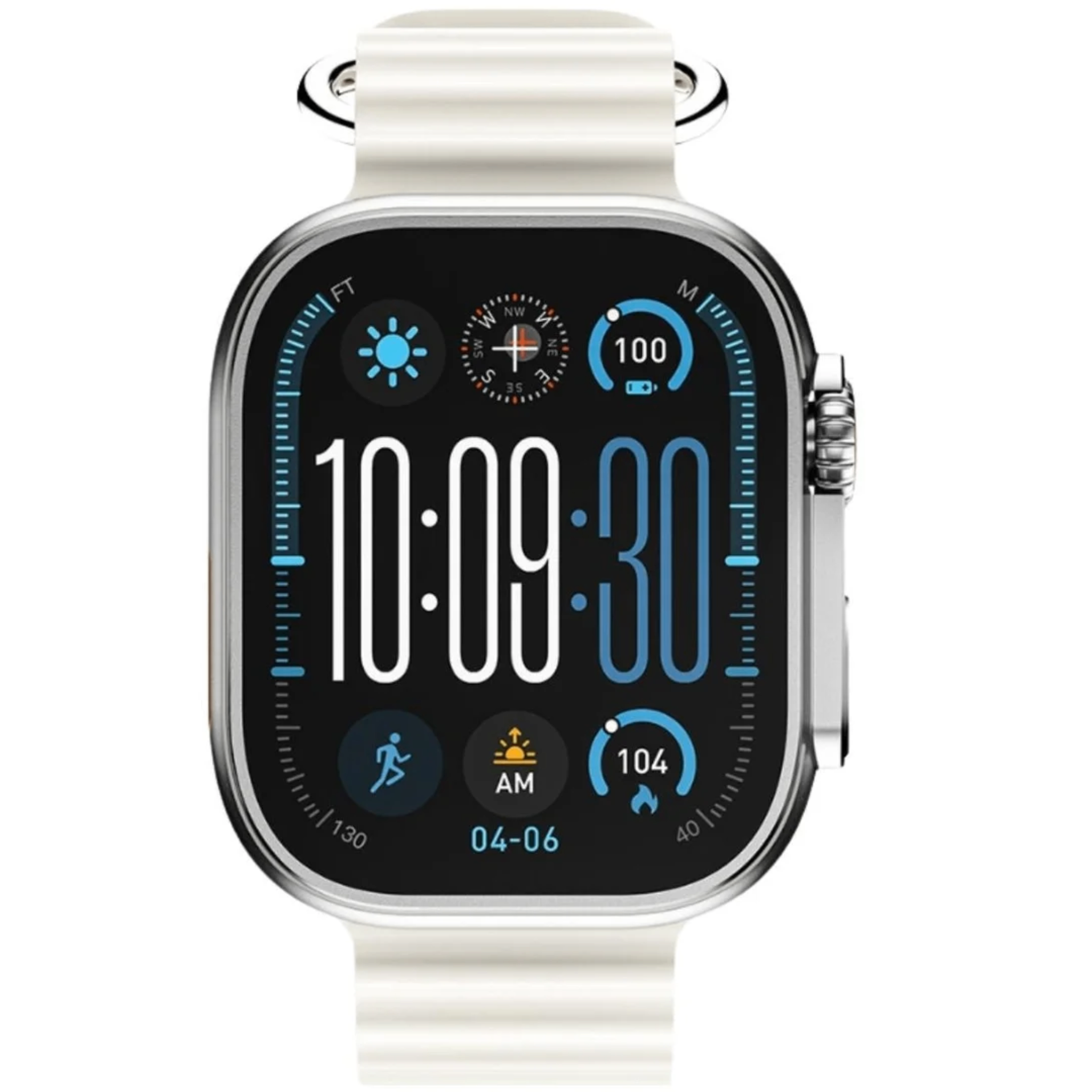 Smartwatch Ultra 4 Prata