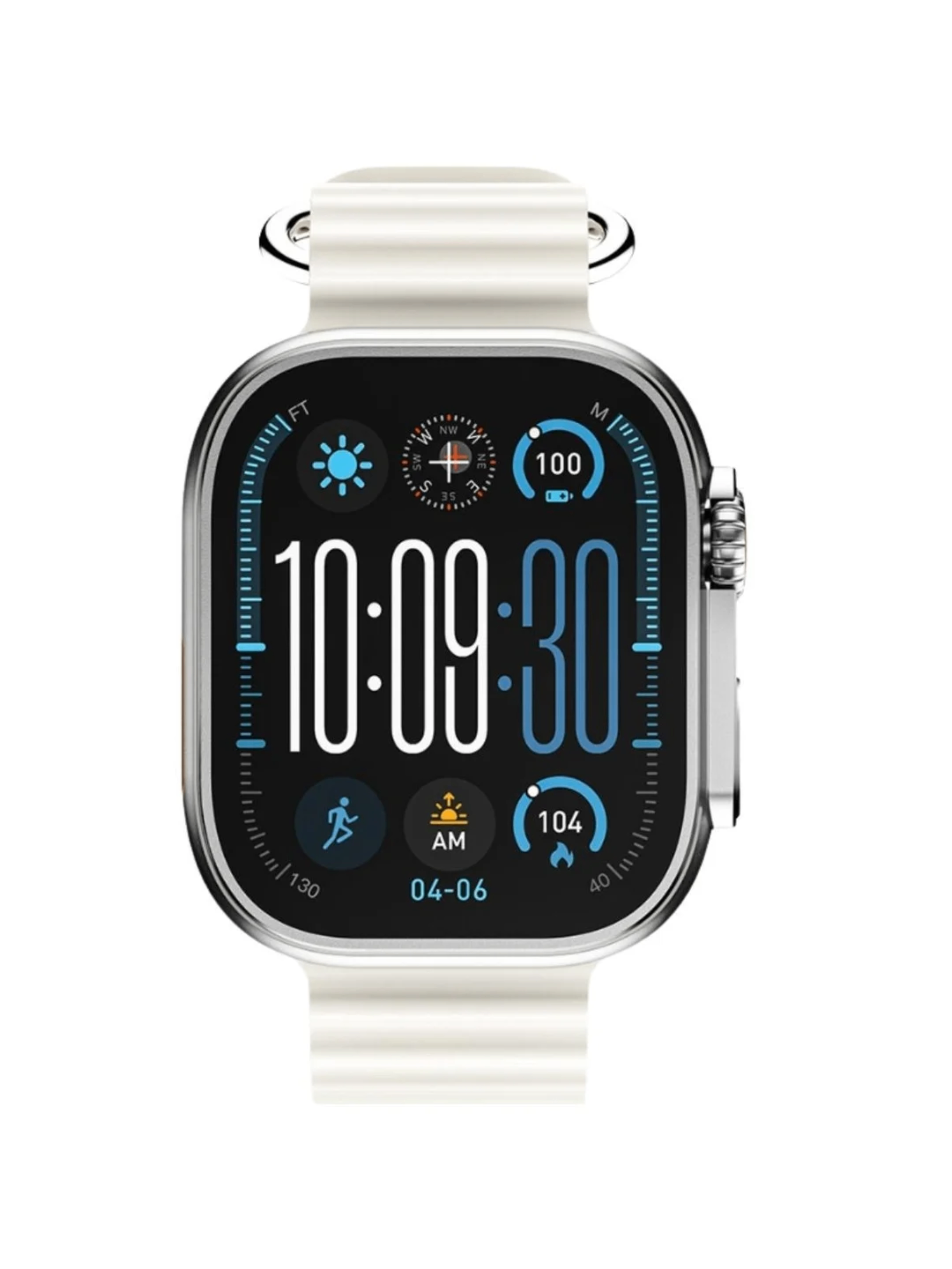 Smartwatch Ultra 4 Prata